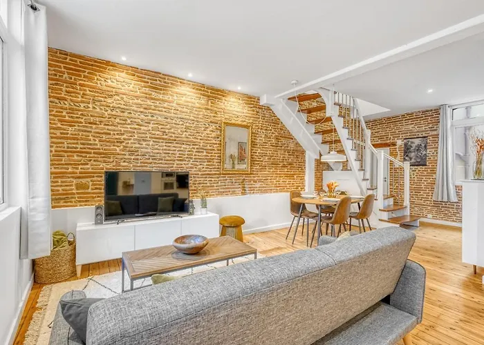 Апартаменты Le Broadway - Duplex Entierement Renove Тулуза